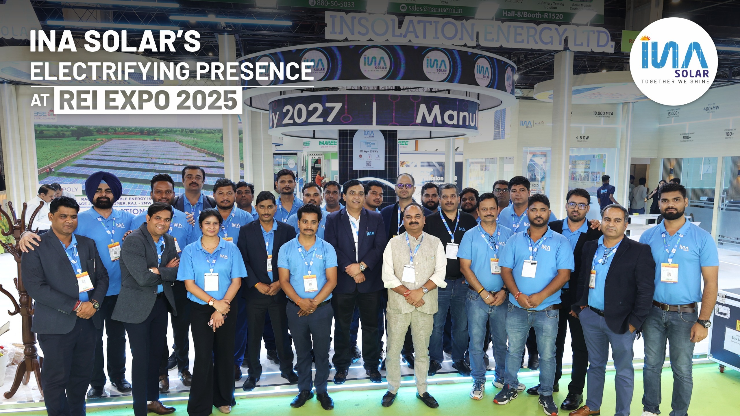 Full of Power, Full of Energy - INA Solar’s Electrifying Presence at REI Expo 2025