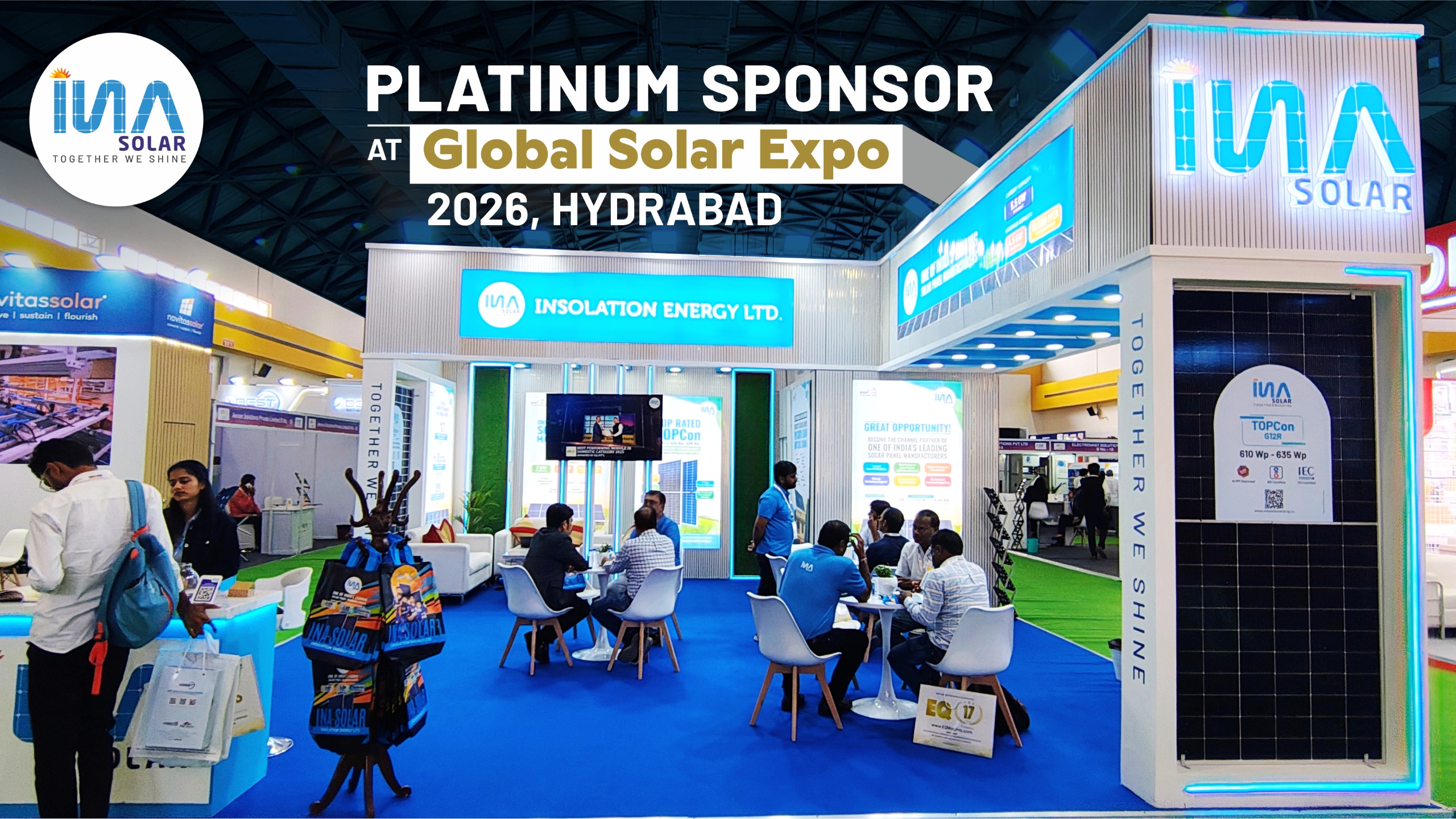 Powering the Future: INA Solar at the Global Solar Expo, Hyderabad