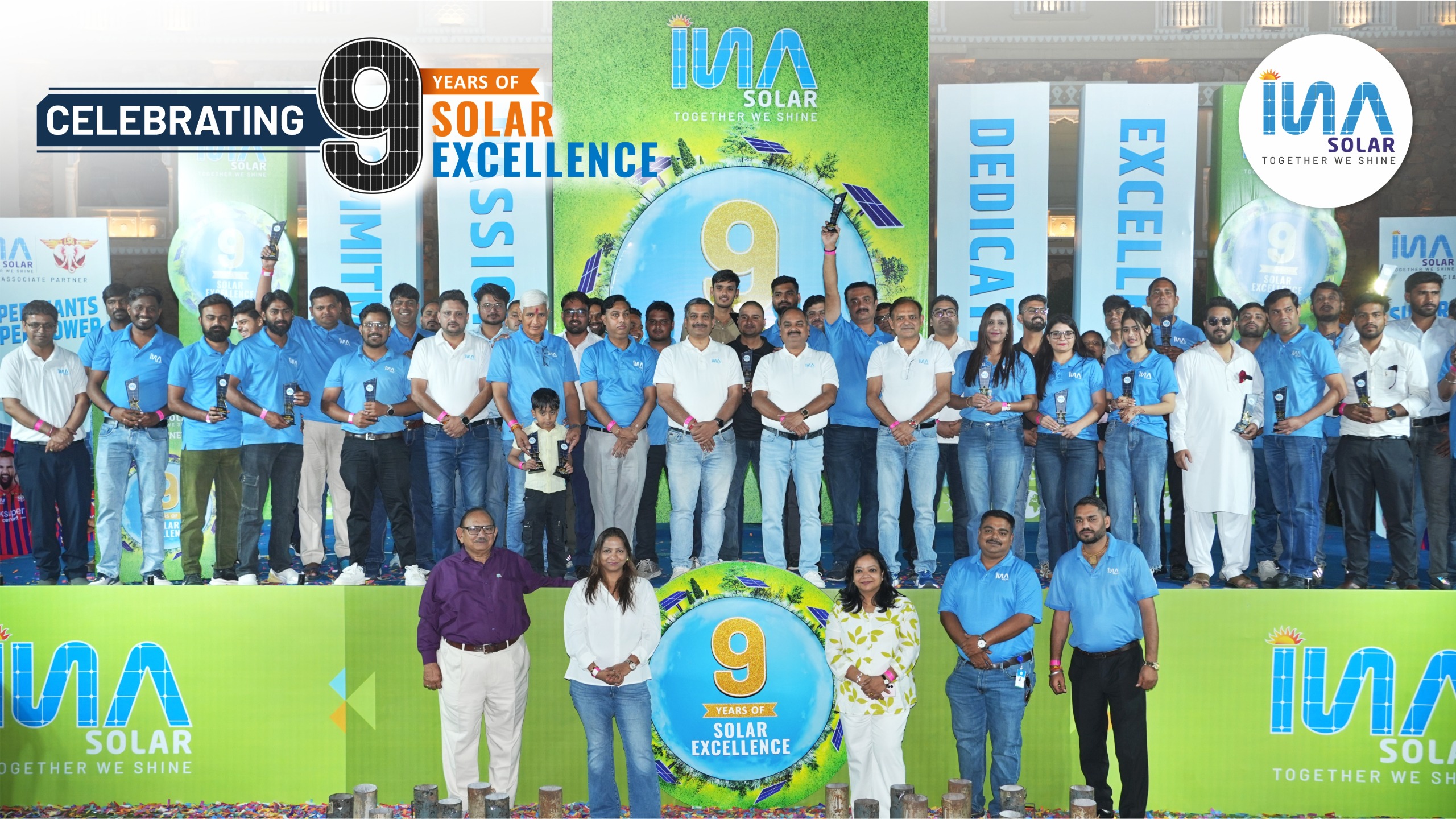INA Solar Celebrates 9 Years of Solar Excellence