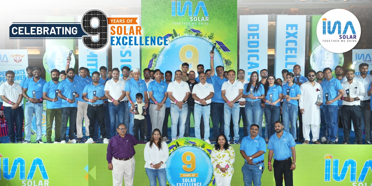 INA Solar Celebrates 9 Years of Solar Excellence