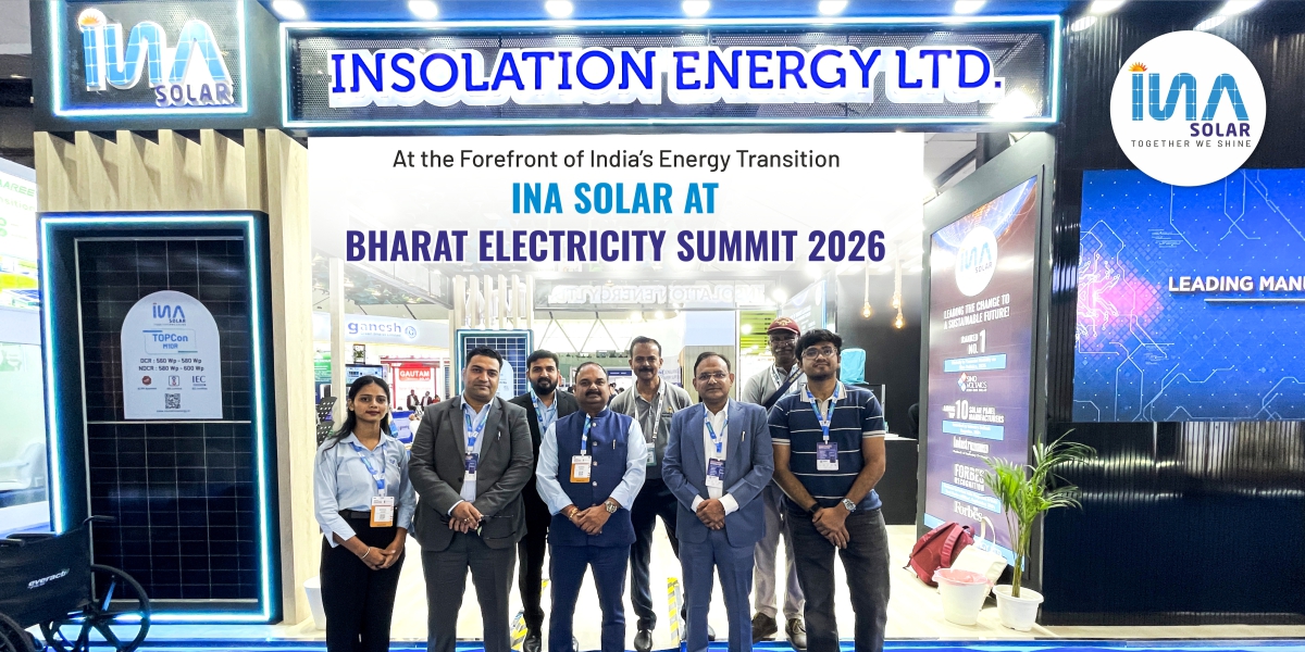 Lighting the Path to a Sustainable Future: INA Solar at Bharat Electricity Summit 2026